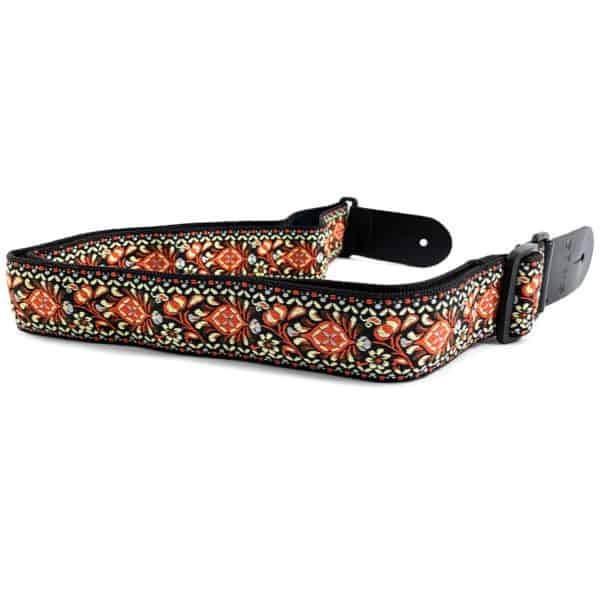 STAGG WOVEN JIMI PSYCHEDELIC Brown kitarahihna