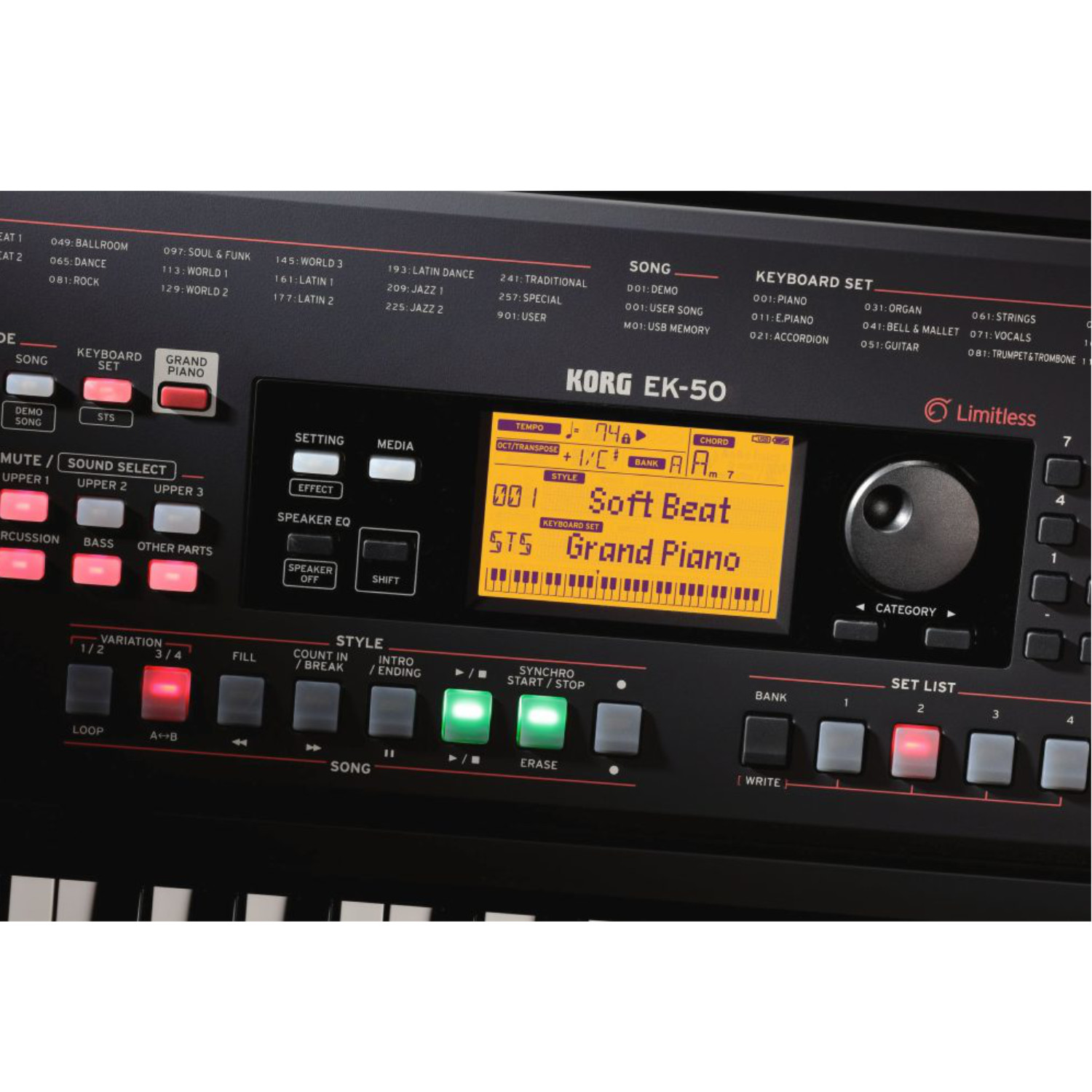 KORG EK-50L Entertainer kosketinsoitin - Image 4