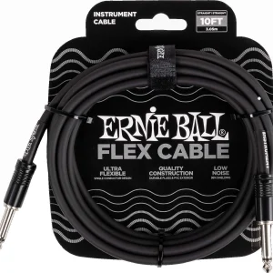 Ernie Ball 6434 FLEX Instrumenttijohto 3m