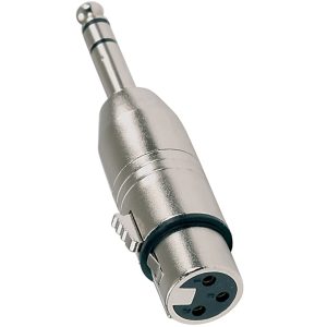 Adapteri XLR-F/6.3mm stereoplugi