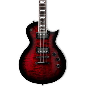 ESP LTD EC-256QM See Thru Black Cherry Sunburst sähkökitara - Image 4